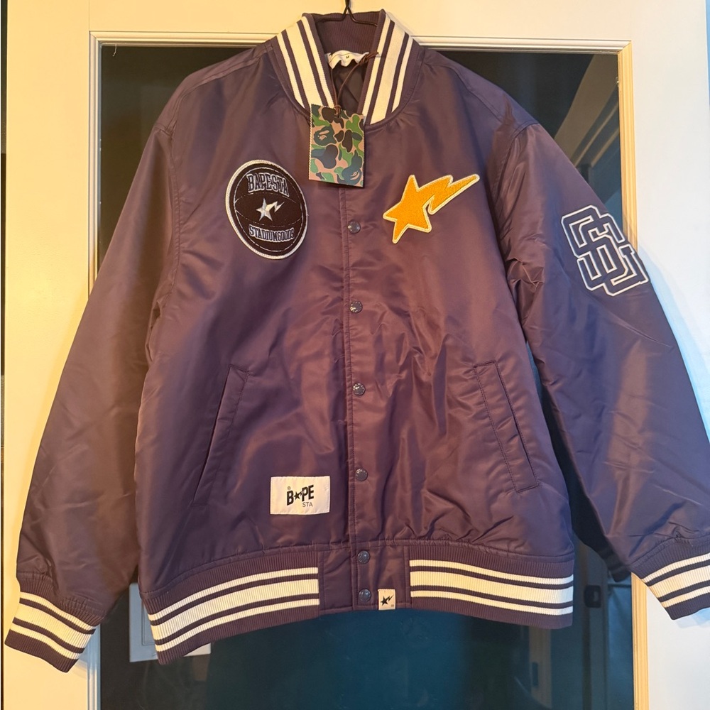 Bape / Stadium Goods Varsity Jacket.